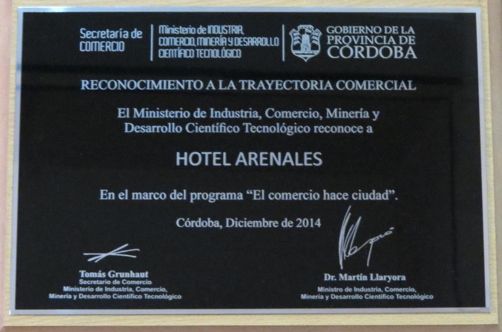 Hotel Arenales Villa Carlos Paz Eksteriør bilde